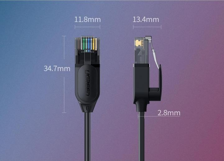 Produktbild Ugreen Cat6A UTP 10-Gbit Slim Ethernet RJ45 Pure Copper (UTP, CAT6a, 1 m)