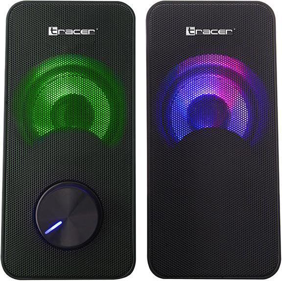 Tracer TRAGLO46366 Speakers 2.0 Loop RGB USB