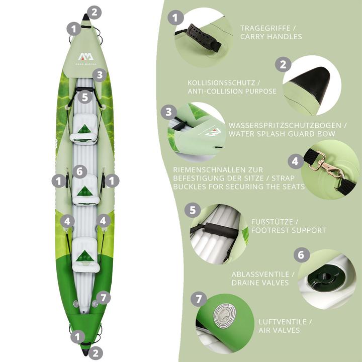 Immagine prodotto Aqua Marina Betta-475 Kayak (3 pers.)
