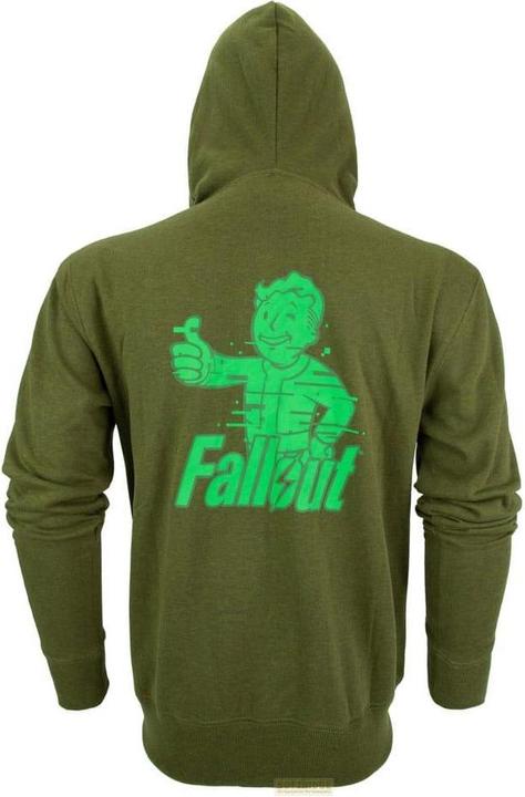DEVplus Fallout Kapuzenpullover mit Reissverschluss Analog Pip-Boy Grösse M (M)