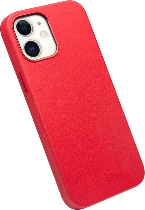 Image du produit QiAlino Coque cuir véritable (compatible MagSafe) (Realme 12 Pro+, Apple iPhone 12)