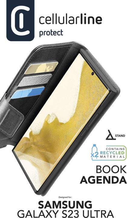 Actual product image Cellularline Book Agenda 2 (Samsung Galaxy S23 Ultra)