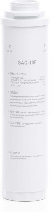 Immagine prodotto Naturewater GAC-10F Filtro a carbone attivo in granuli per la purificazione dell'acqua Cartuccia di ricambio
