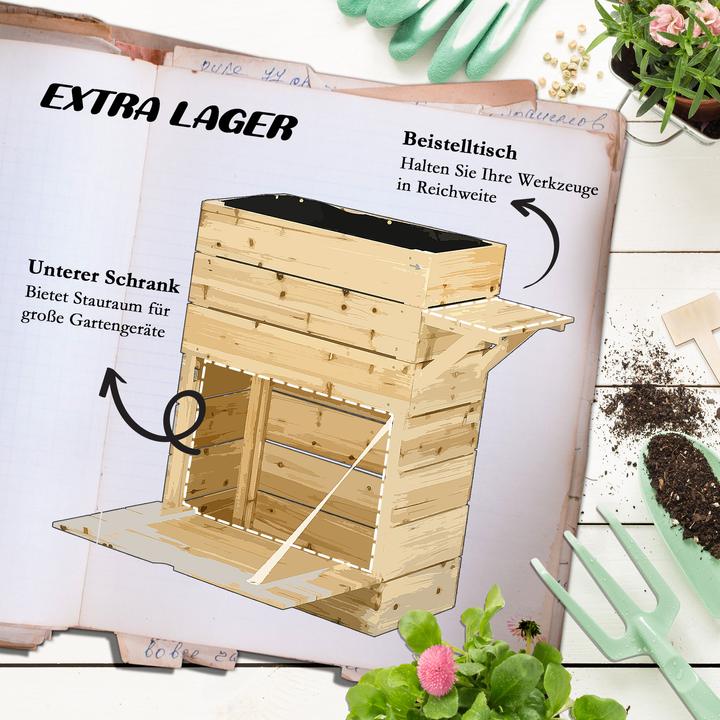 Actual product image Outsunny Raised bed
