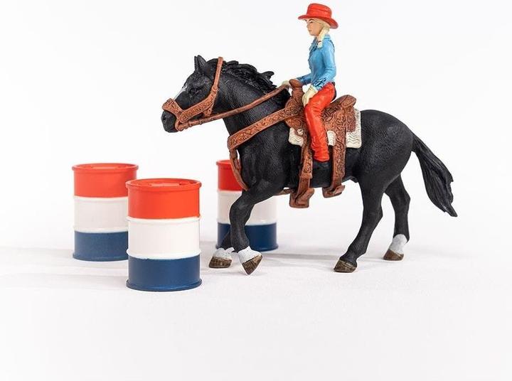 Immagine prodotto Schleich Barrel Racing con Cowgirl