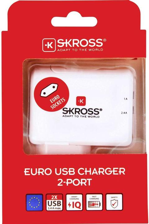 Actual product image Skross Euro USB Charger (17 W)