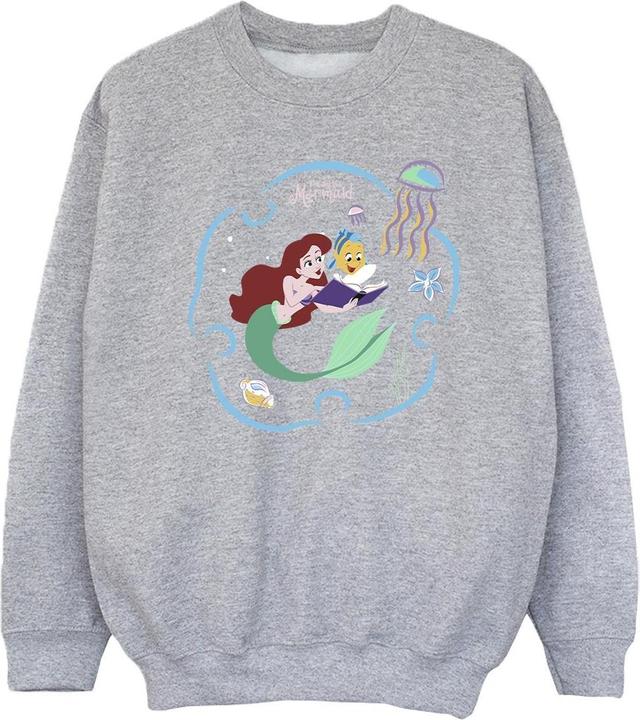 Disney The Little Mermaid Reading A Book Sweatshirt Mädchen