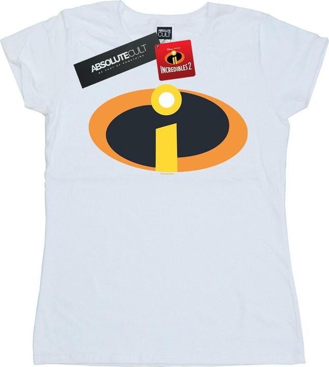 Actual product image Disney Womens/Ladies The Incredibles Costume Logo Cotton T-Shirt (L)