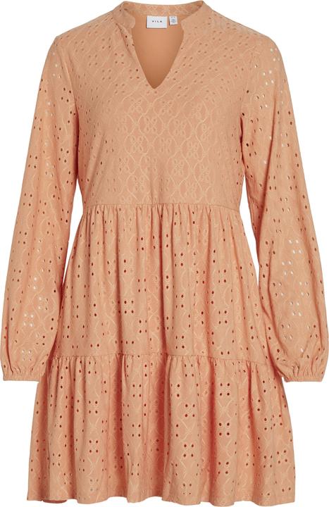Vila Langarm- Kleid in Knielänge