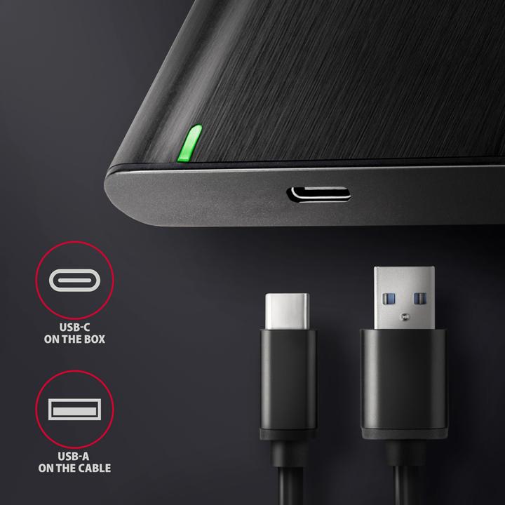 Image du produit Axagon EE25-A6C Boîtier externe pour disque dur USB-C 3.2 - SATA 6G 2.5 (2.5")