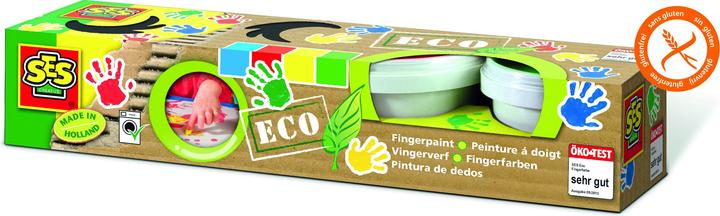 Immagine prodotto Ses Pittura a dita ECO (Verde, Rosso, Giallo, 440 ml)