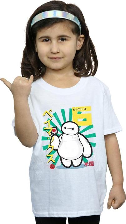 Immagine prodotto Disney Big Hero 6 Baymax Lollypop Maglietta Ragazze (140, 146)
