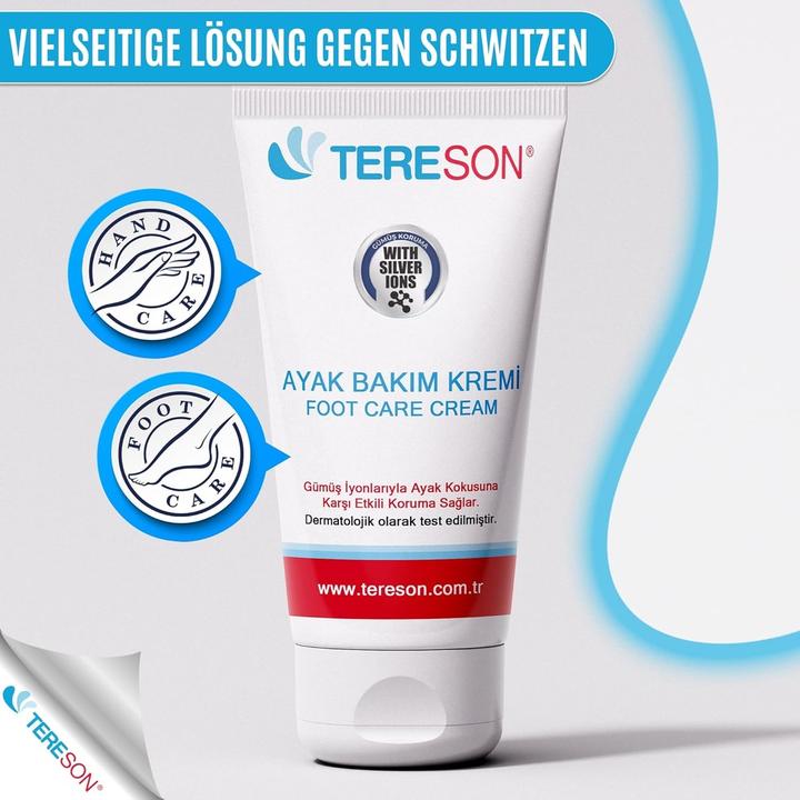 Produktbild Tereson Fusscreme, Creme gegen Fussgeruch, Unisex, 50 ml (Fussdeodorant & -puder, 50 ml)