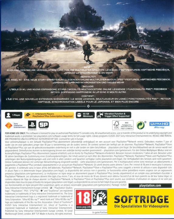 Produktbild Sony Ghost of Tsushima - Directors Cut (PS5, DE)