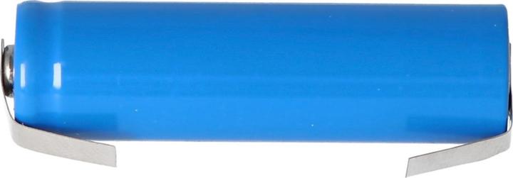 Actual product image AccuCell Rechargeable battery IFR 14500 AA with head unprotected, with soldering lugs U-shape (1 pcs., 600 mAh, Rechargeable battery)