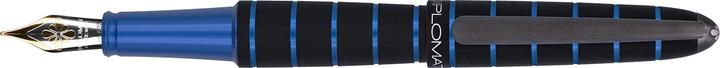 Immagine prodotto Diplomat Stilografica Elox anello nero/blu 14 ct (Nero/Blu, 1 x)