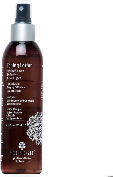 Ecologic Cosmetics Tonique Visage Spray Mist Onagra y Calendula 200ml di Linda Nicolau - Biologico, Vegan, Eco-Friendly (Lozione detergente, 200 ml)