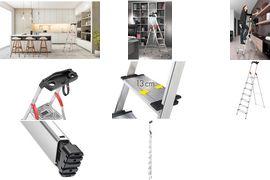 Actual product image Hailo L80 ComfortLine, aluminium safety stepladder, 4 steps (Stepladder, 150 cm)