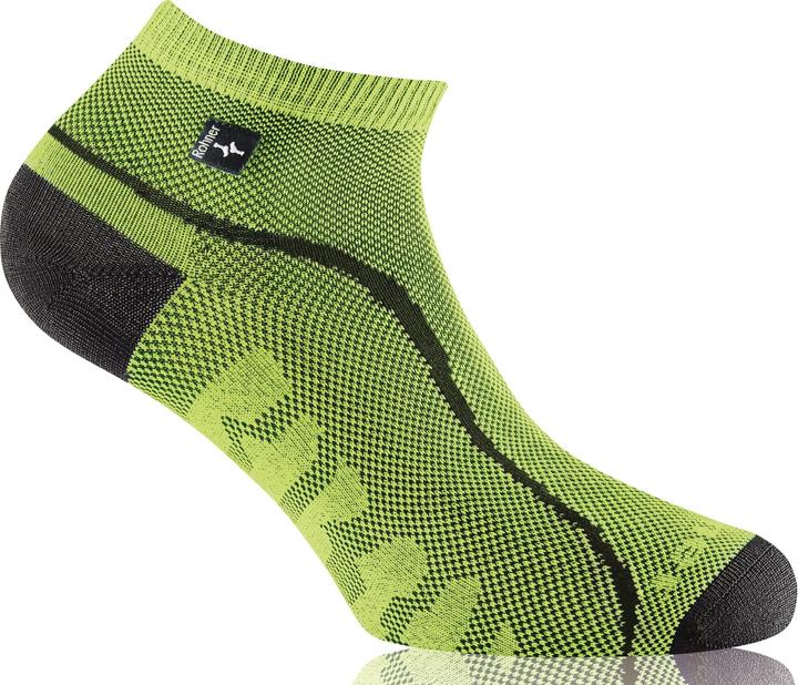 Actual product image Rohner R-Ultra Light sports socks, colour 455 lemon green, size 44-46 (44 - 46)