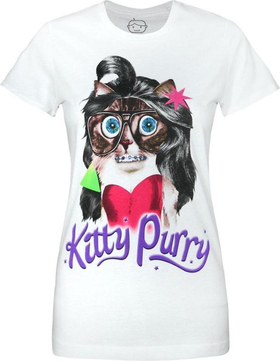 Immagine prodotto Goodie Two Sleeves Kitty Purry Maglietta Donna (XL)