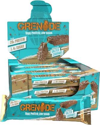 Actual product image Grenade Carb Killa Bars Chocolate Chip Salted Caramel (Nougat, Caramel, Chocolate, 1 pcs., 60 g)