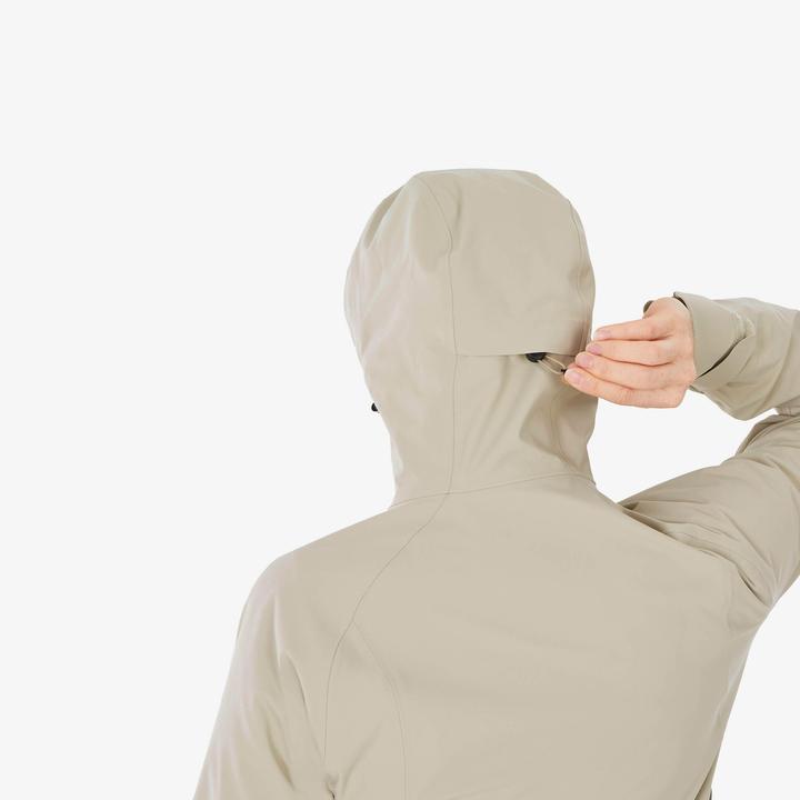 Immagine prodotto Quechua Giacca da trekking da donna impermeabile per escursioni in montagna - MH500 beige (XXL)