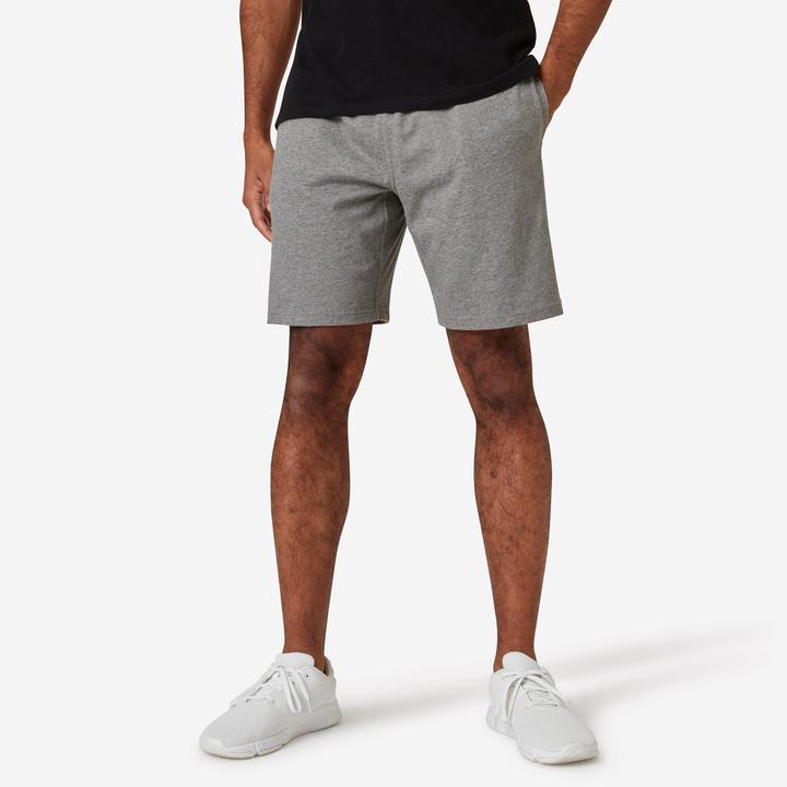 Image du produit Domyos Shorts Herren Baumwolle - grau (M)