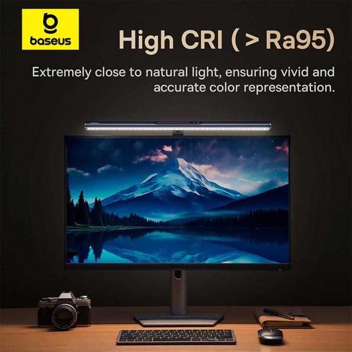 Actual product image Baseus i-Wok 3 lamp for monitor (black)