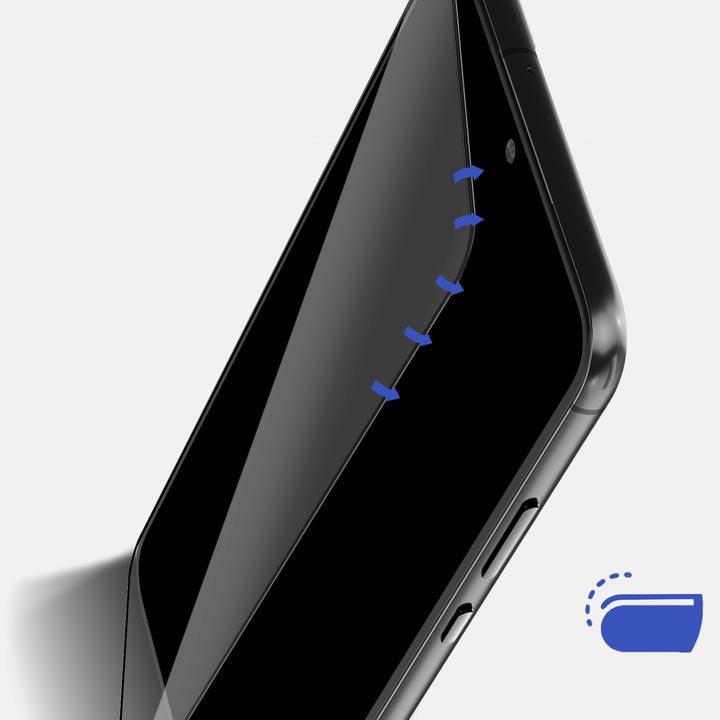 Actual product image 3MK Hardglass Max Lite screen protector (1 Piece, Samsung Galaxy S22+)