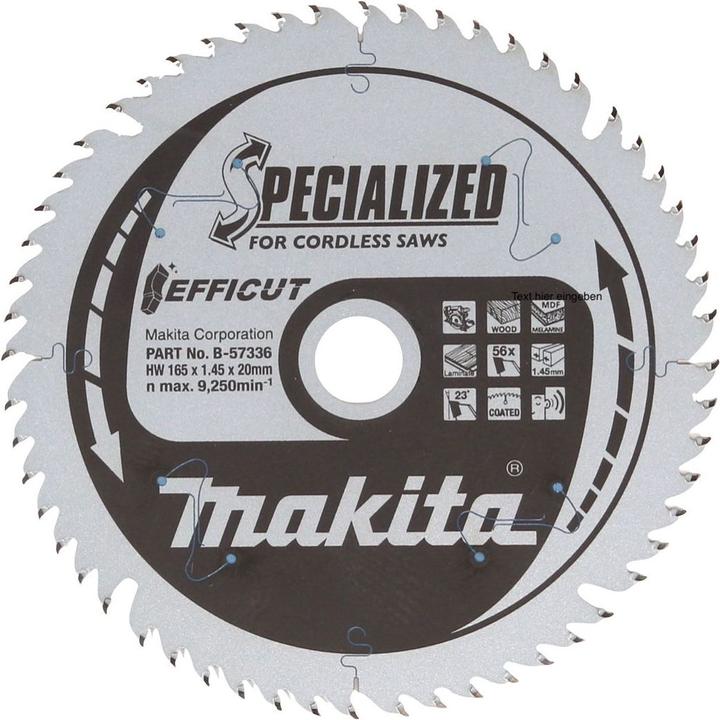 Produktbild Makita DSP 600 ZJ Akku Tauchsäge 36 V (2x 18 V) Brushless + EFFICUT Kreissägeblatt + Makpac - ohne A