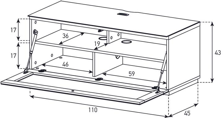 Immagine prodotto Sonorous Sta110i (110 x 45 x 44 cm)