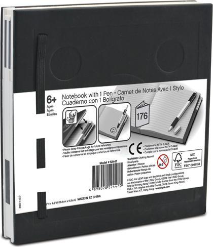 Image du produit LEGO Cahier noir stationnaire avec stylo gel