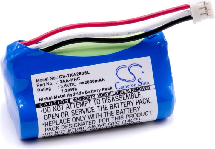 XCell Akku Ersatz für TDK 3AA-HHC für Lautsprecher Boxen Speaker (2000mAh, 3.6V, NiMH) (1 Stk., 2000 mAh)