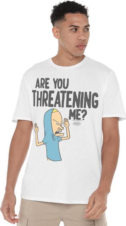 Produktbild Universal Textiles Are You Threatening Me? TShirt (L)
