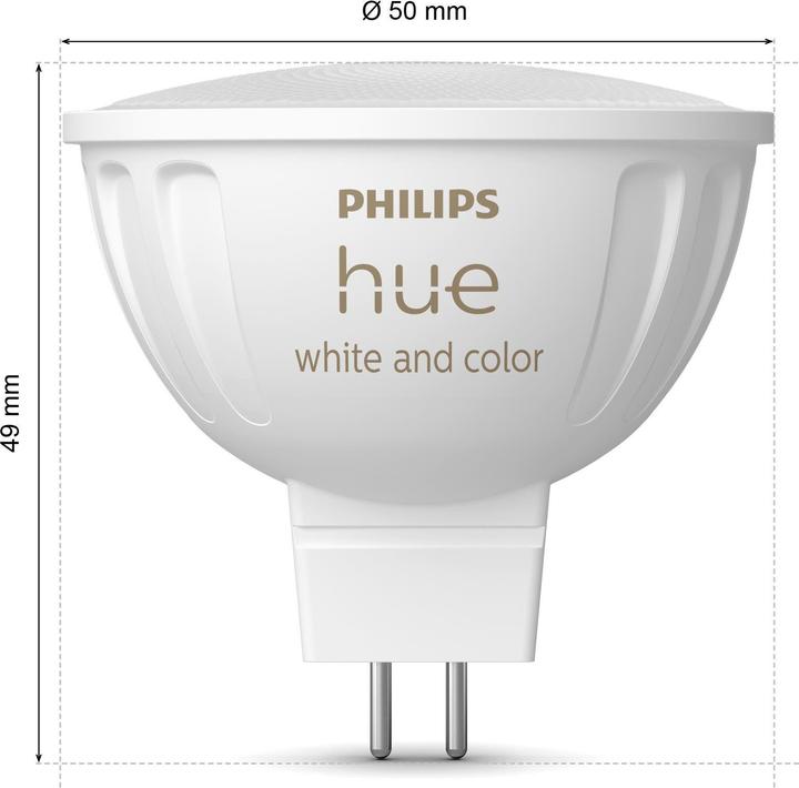 Immagine prodotto Philips Hue White & Colour Ambiance (GU5.3, 6.30 W, 400 lm, 2 x, G)