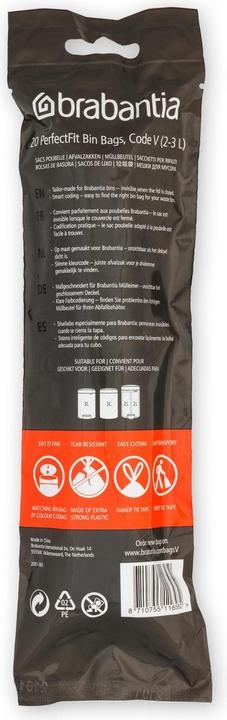 Image du produit Brabantia Sac à déchets PerfectFit V 3 litres (20 x, 3 l)