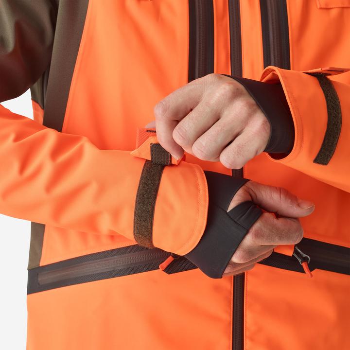 Image du produit Solognac Veste de chasse imperméable Renfort 900 orange (M)