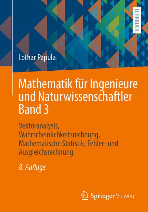 Immagine prodotto Mathematik für Ingenieure und Naturwissenschaftler Band 3 (Tedesco, Lothar papula, 2024)