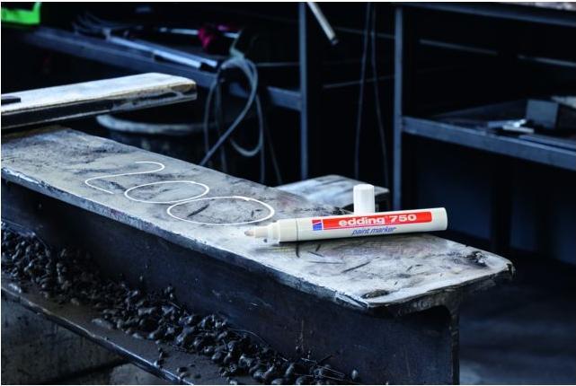 Actual product image Edding Paintmarker 750 (Multinational, White, 2 mm, 1 x)