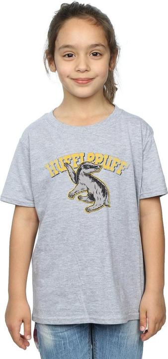 Actual product image Girls Hufflepuff Cotton T-Shirt (152, 158)