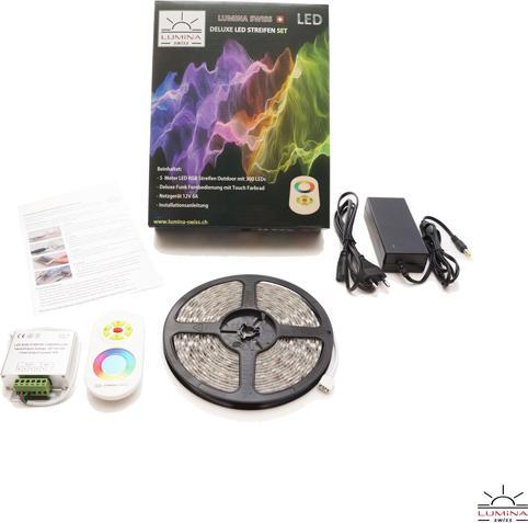 Produktbild Lumina Swiss LED-Streifen-Set Multicolor 5m Pure Outdoor Deluxe (500 cm, Outdoor)