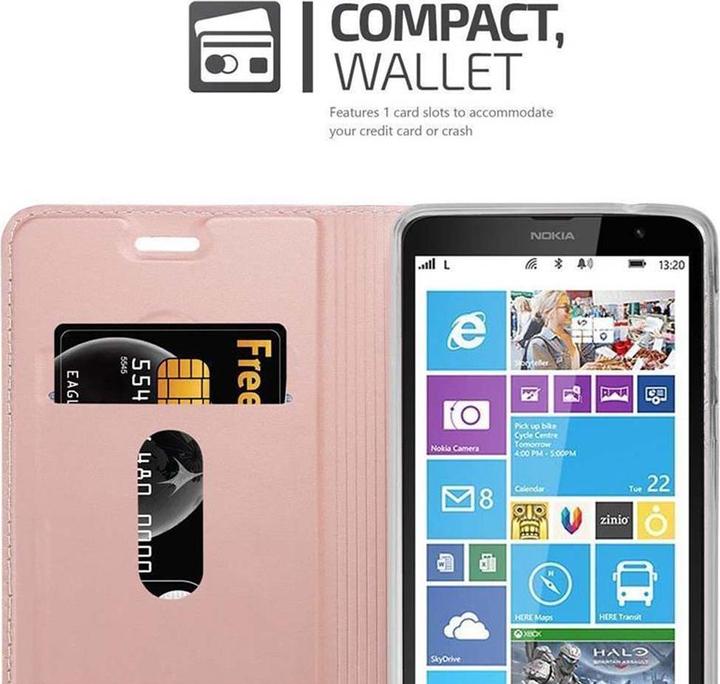 Actual product image Cadorabo Book Classy Style Cover (Nokia Lumia 1320)