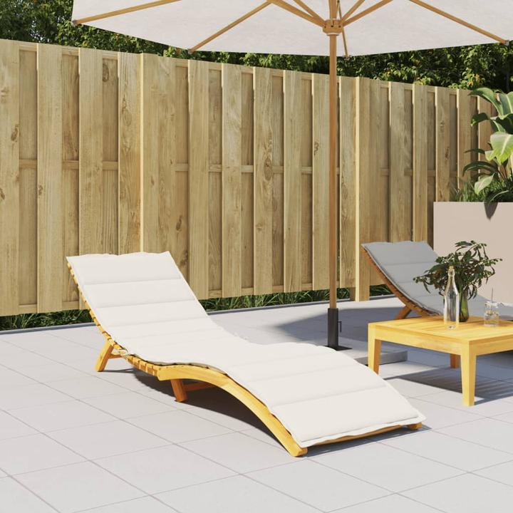 Actual product image VidaXL Sun lounger cushion fabric (200 x 50 x 4 cm)