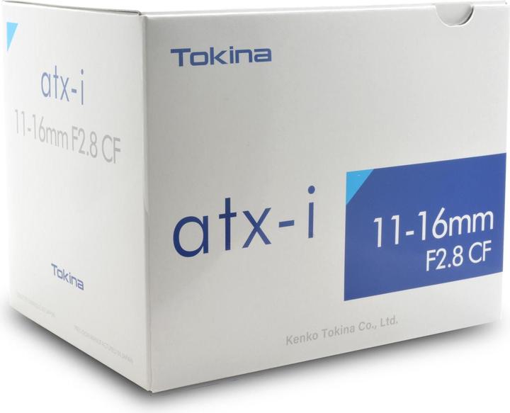Actual product image Tokina atx-i 11-16mm f/2.8 Plus Canon EF-S (Canon EF-S, APS-C / DX)