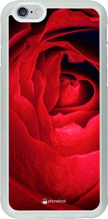 Actual product image PhoneLook Coque Silicone rigide transparent Valentine 2022 Rose (Apple iPhone 6)