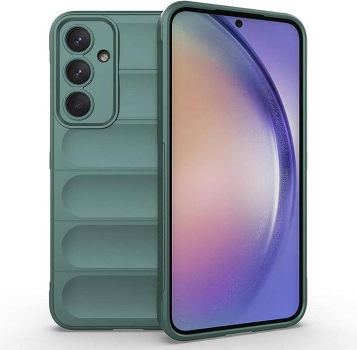 Actual product image Cover-Discount Galaxy A55 - Rugged Protective Cover green (Samsung Galaxy A55)
