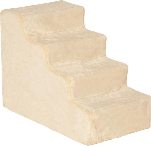 Actual product image Swisshandel24 Pet staircase 4-step dog ramp with removable cover Cat staircase Dog staircase Pet staircase Spanpl (Dog, Cat)