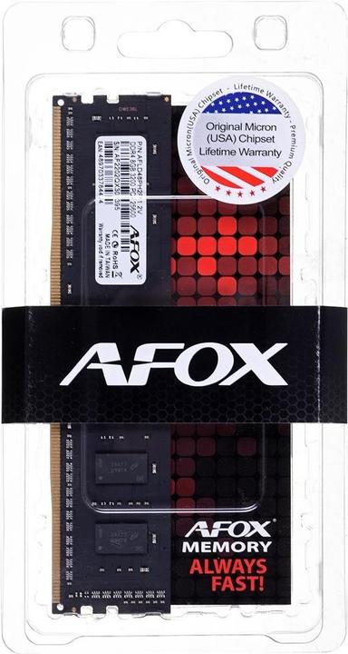 Immagine prodotto AFOX Modulo di memoria DDR4 16GB 2400MHZ (AFLD416EH1P) (1 x 16GB, 2400 MHz, DDR4-RAM, U-DIMM)