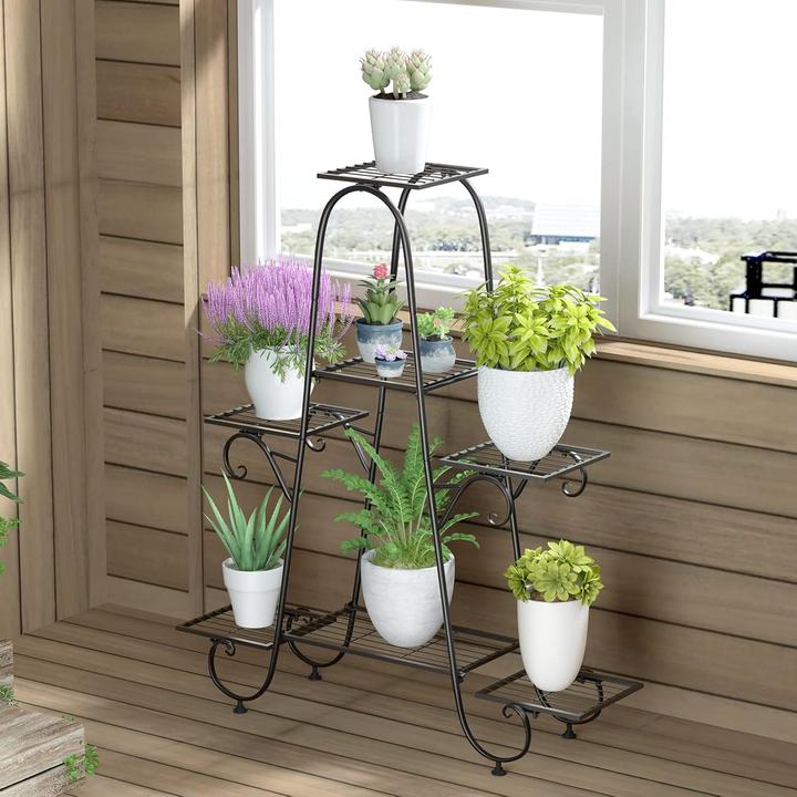 Actual product image Unho Pflanzenregal mit 7 Ablagen