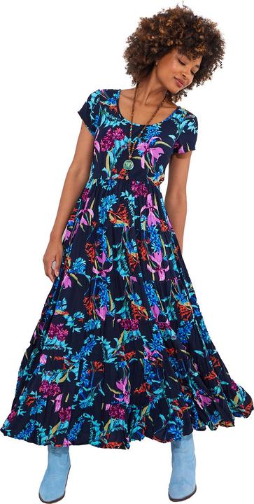 Immagine prodotto Joe Browns Dark Floral Crinkle Maxi Dress (40)